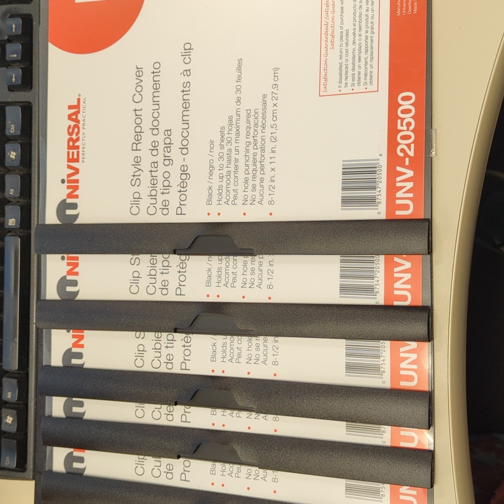 Universal UNV 20500 Report Covers-5